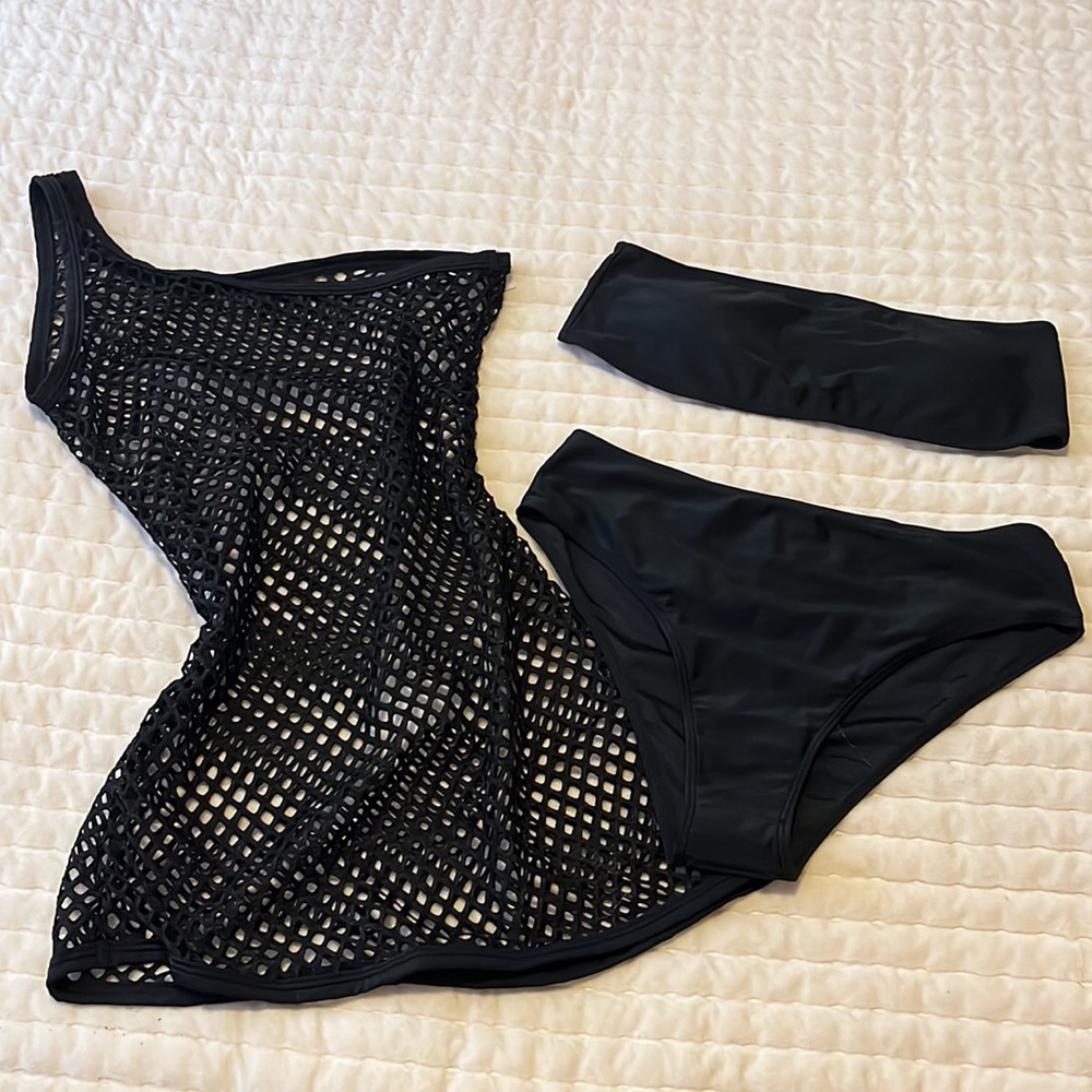 New 3pack Bikini swimsuit black size M